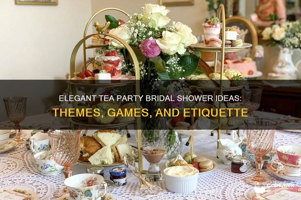 what to do at a tea party bridal shower