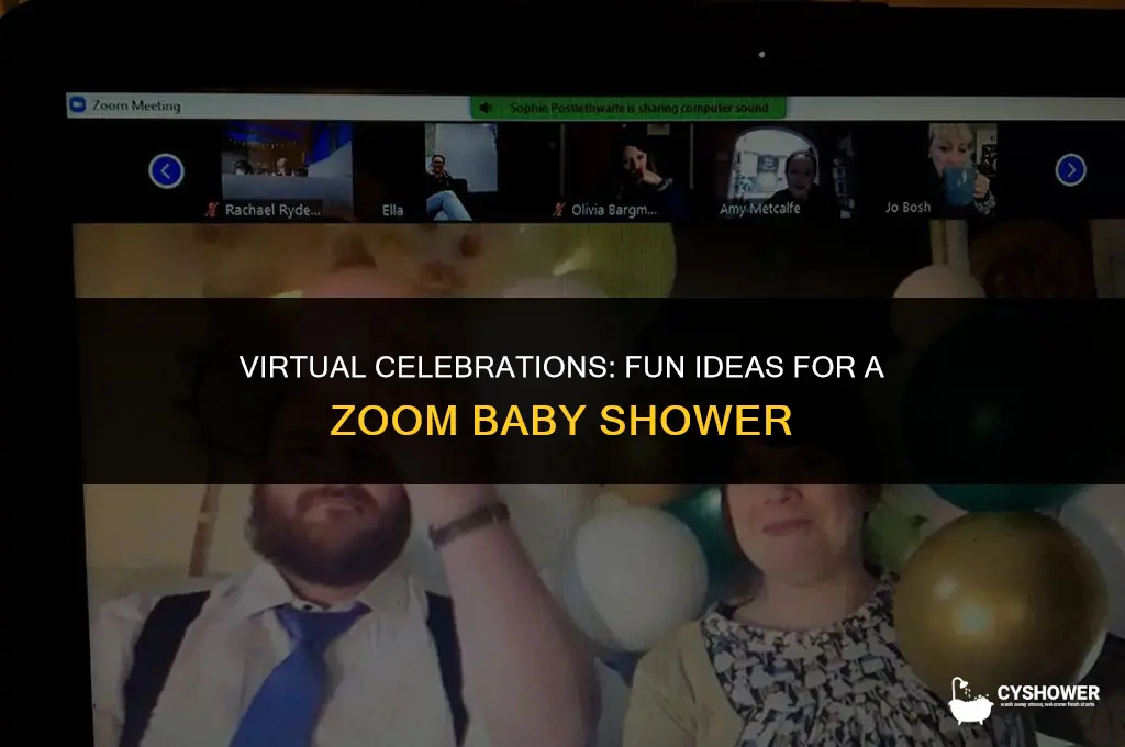 what to do at a zoom baby shower