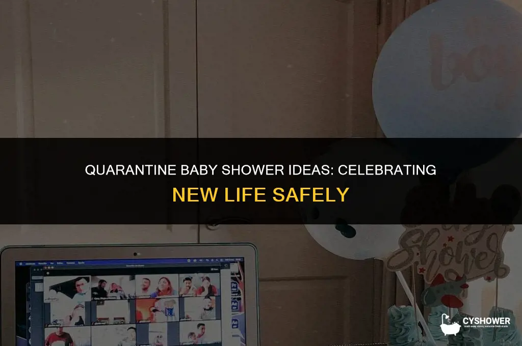 what to do for a baby shower during quarantine