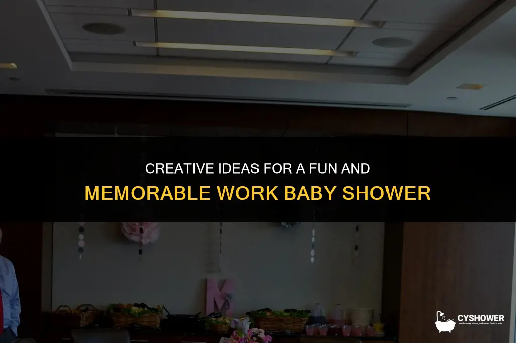 what to do for a work baby shower