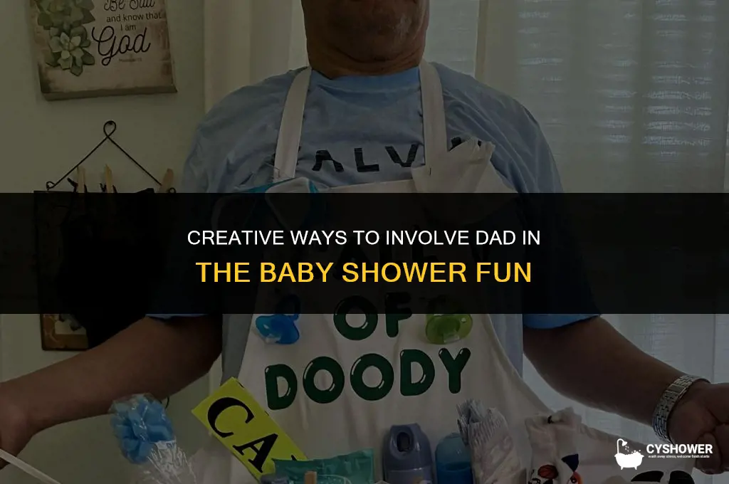 what to do for dad at baby shower