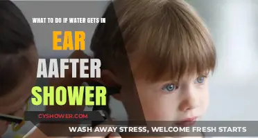 Quick Fixes for Water in Ear Post-Shower: Easy Remedies