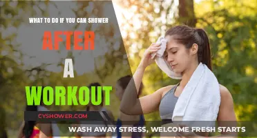 Post-Workout Shower Tips: What to Do When You Can't Shower