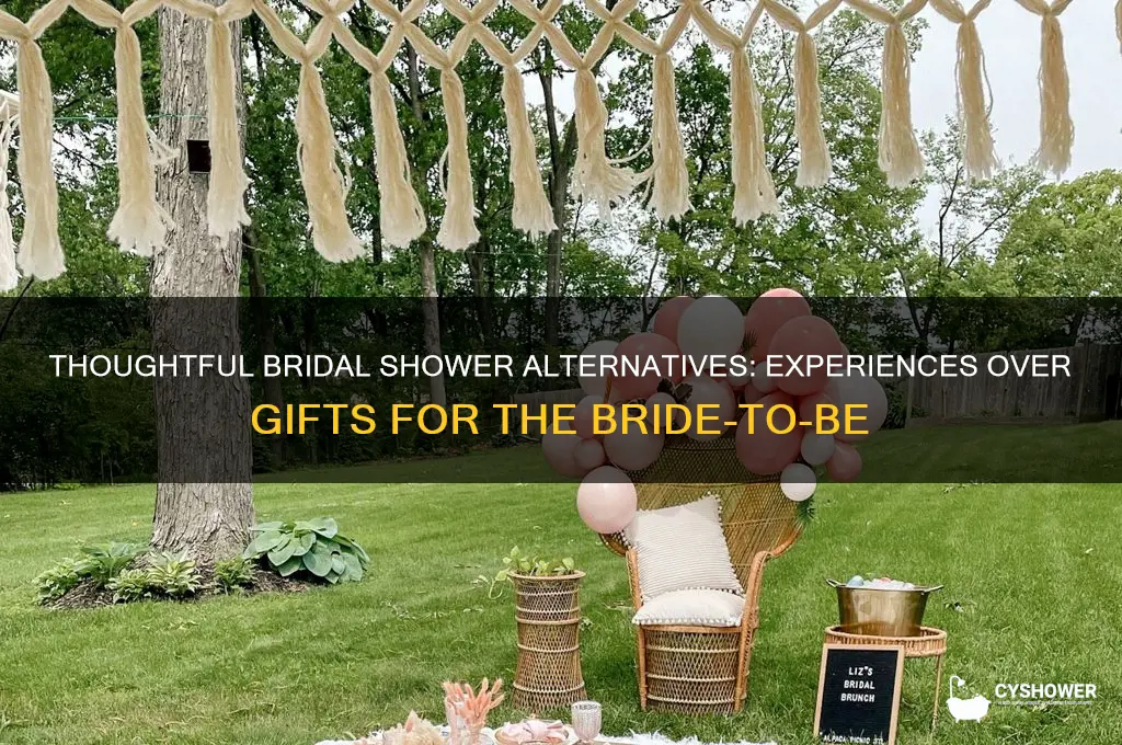 what to do instead of gift for a bridal shower