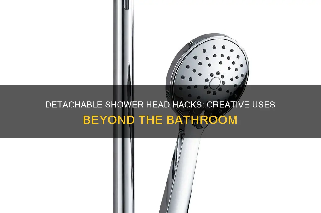 what to do with a detachable shower head