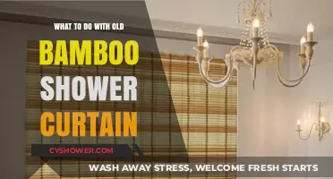 Creative Ways to Repurpose Your Old Bamboo Shower Curtain