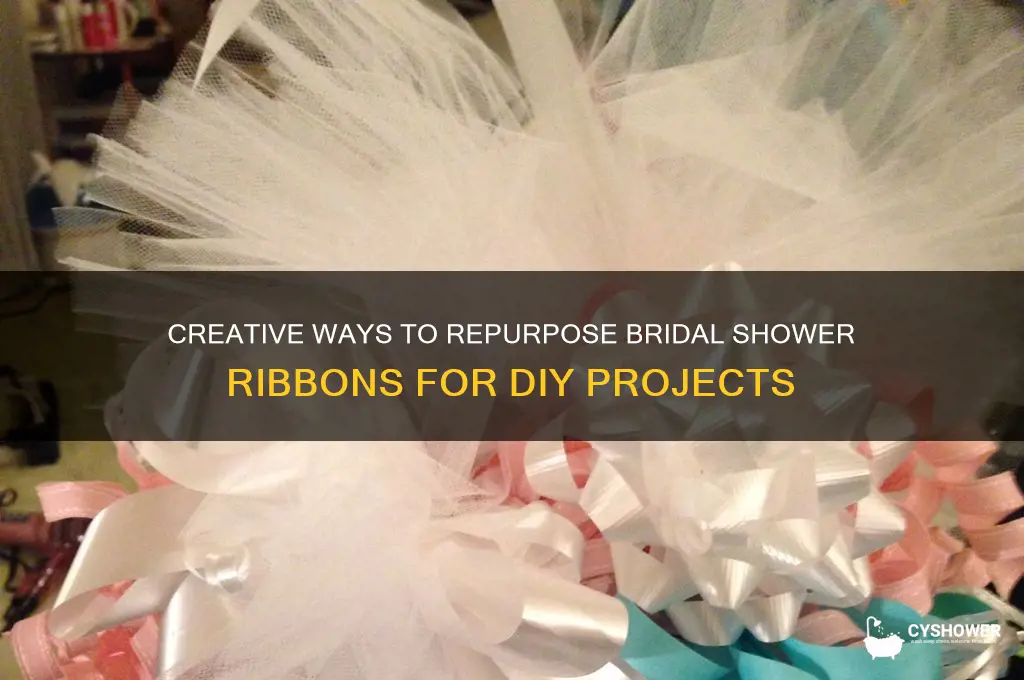 what to do with ribbons from bridal shower