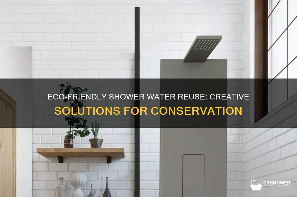what to do with shower water