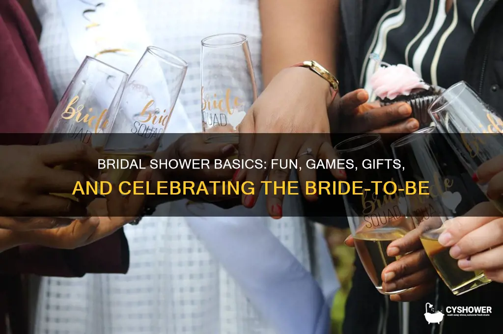 what to expect at a bridal shower
