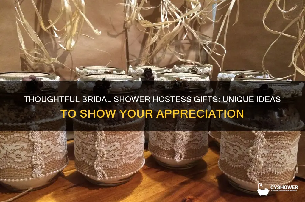 what to get a bridal shower hostess