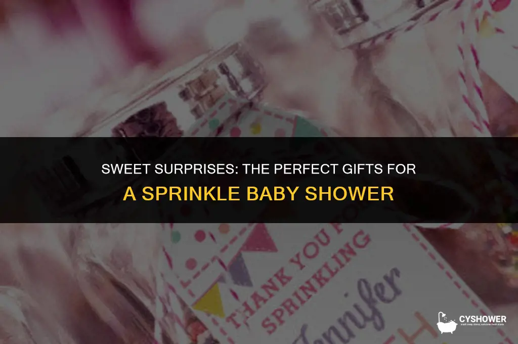 what to get a friend for a sprinkle baby shower
