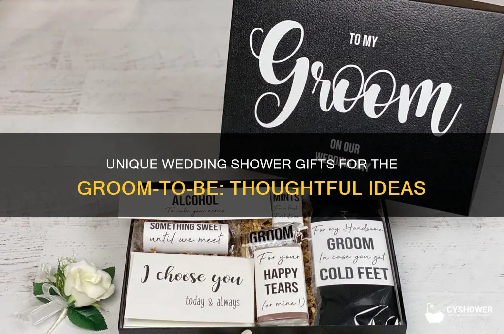 what to get a guy for his wedding shower