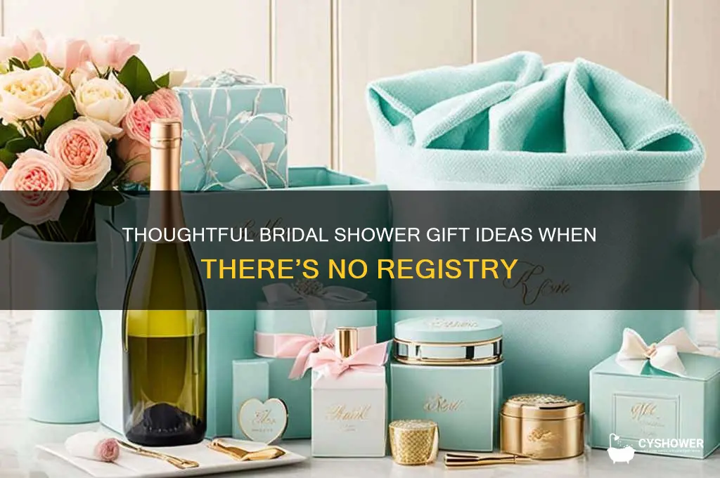 what to get for a bridal shower no registry