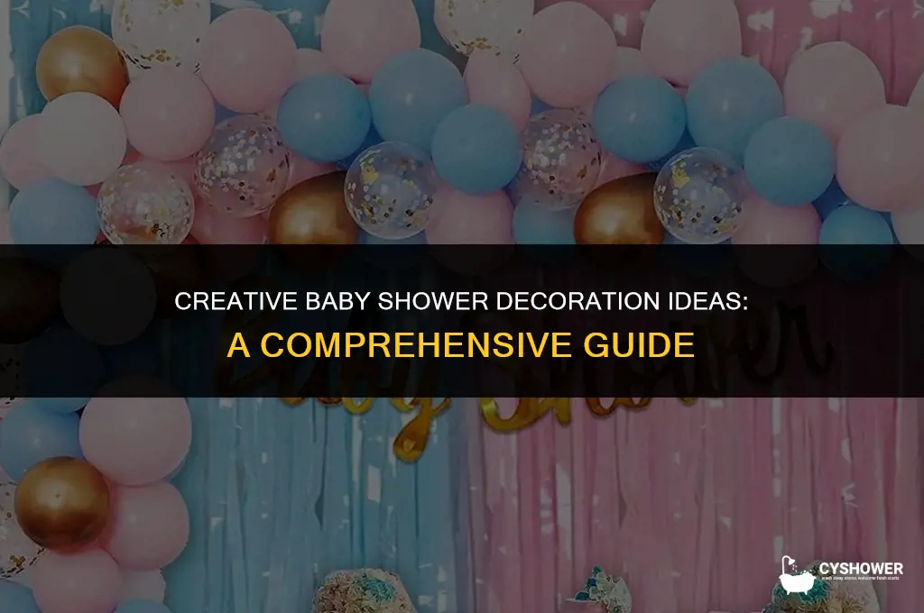 what to get for baby shower decorations