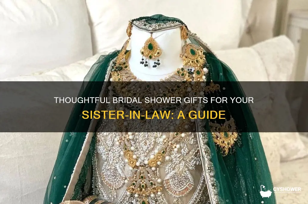 what to get sister in law for bridal shower