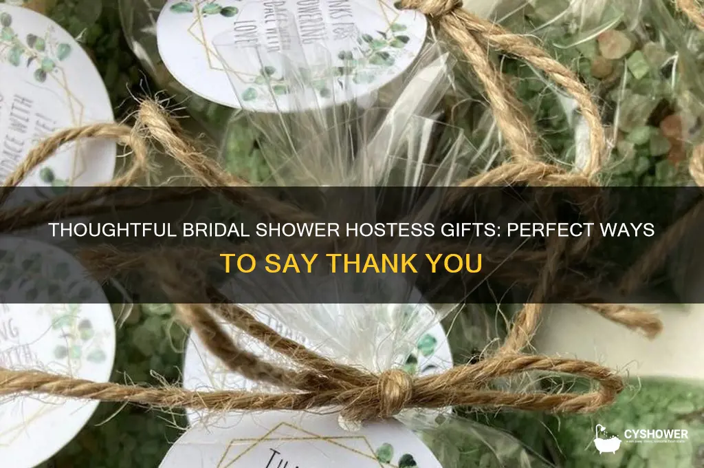 what to get someone who throws you a bridal shower