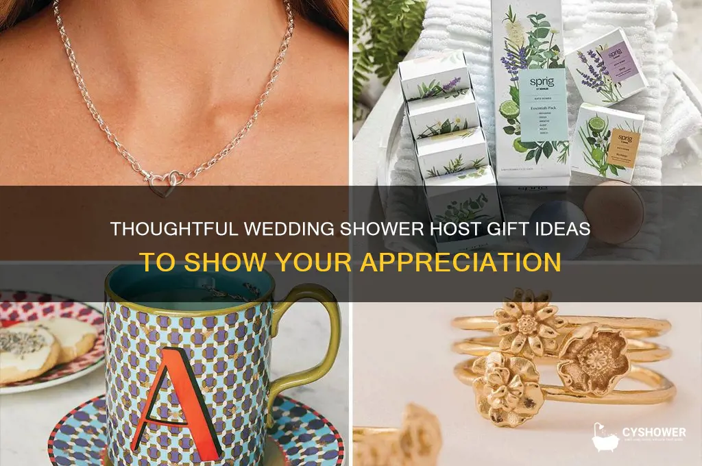 what to get wedding shower host