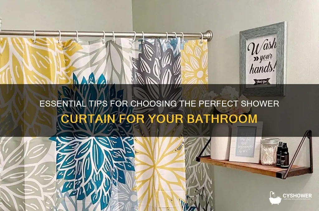what to get when buying shower curtain