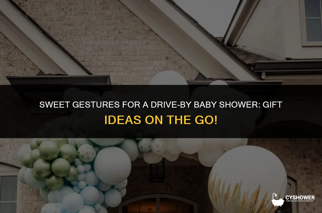 what to give at a drive by baby shower