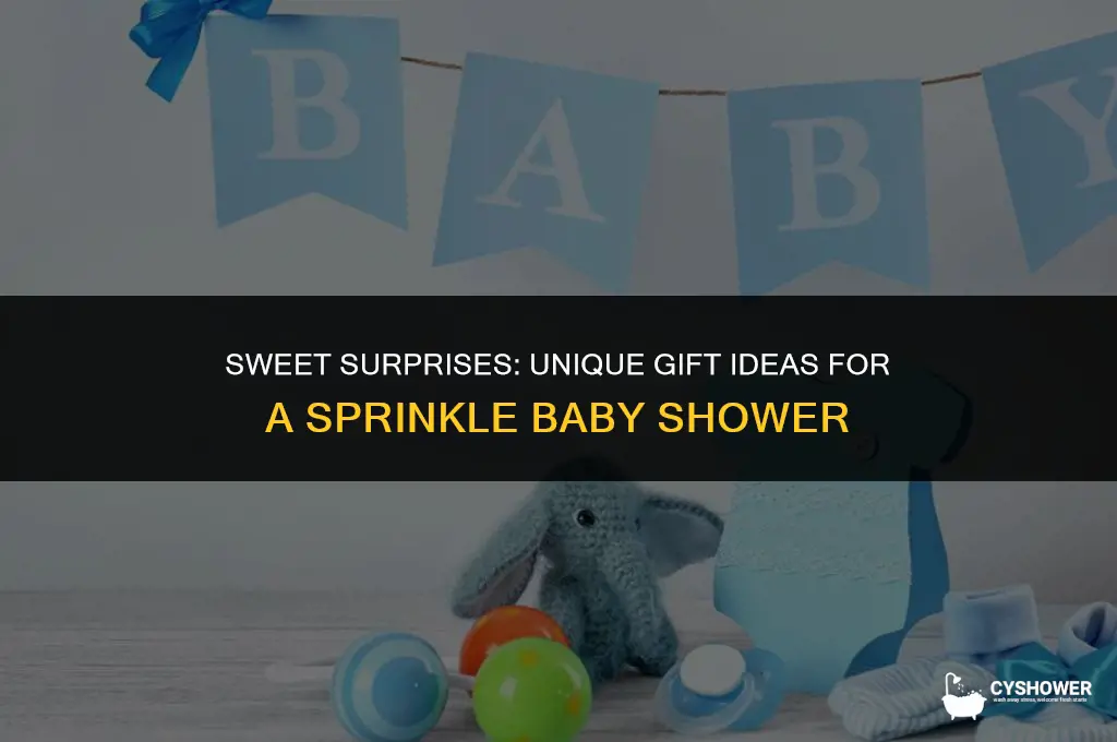 what to give for a sprinkle baby shower