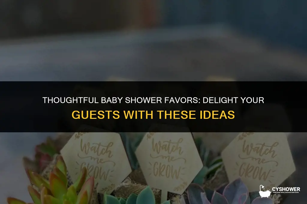 what to give guests at a baby shower