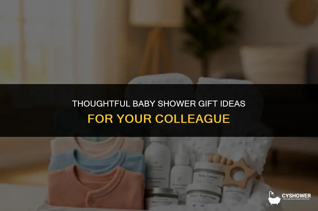 what to give my colleague for baby shower