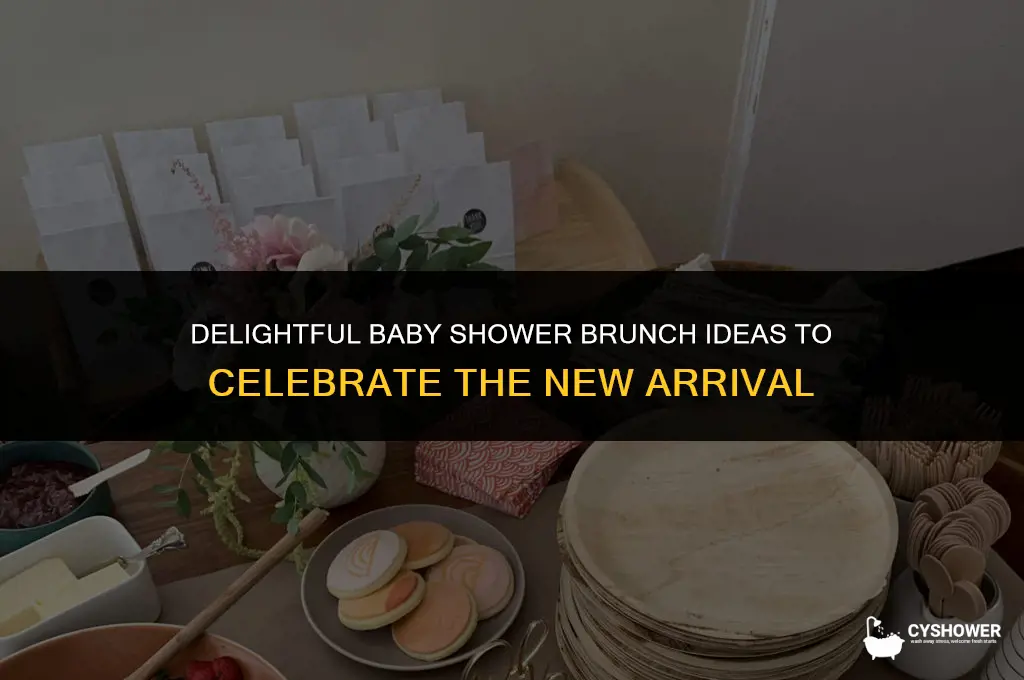 what to have at a baby shower brunch