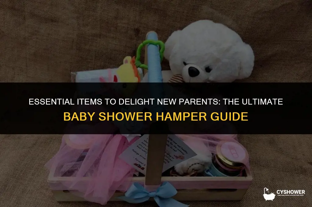 what to include in a baby shower hamper