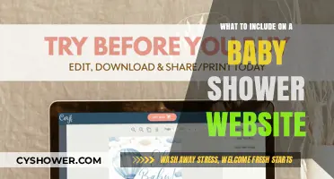 Essential Elements for a Baby Shower Website: A Comprehensive Guide