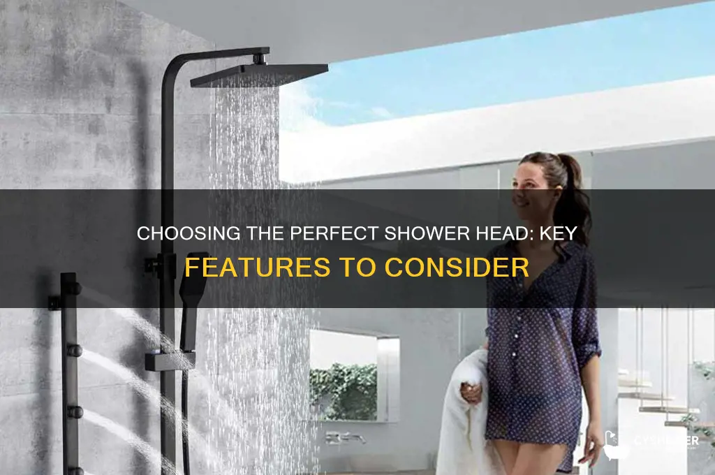 what to look for in a shower head