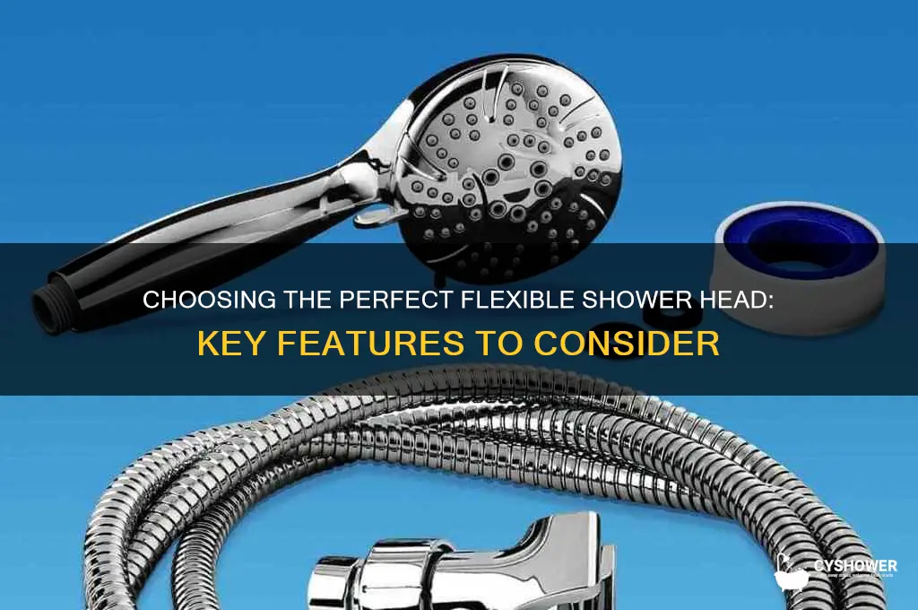 what to look for when buying a flexable shower head
