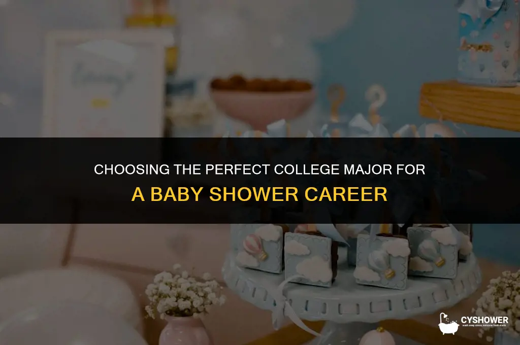 what to major in college to be a baby shower