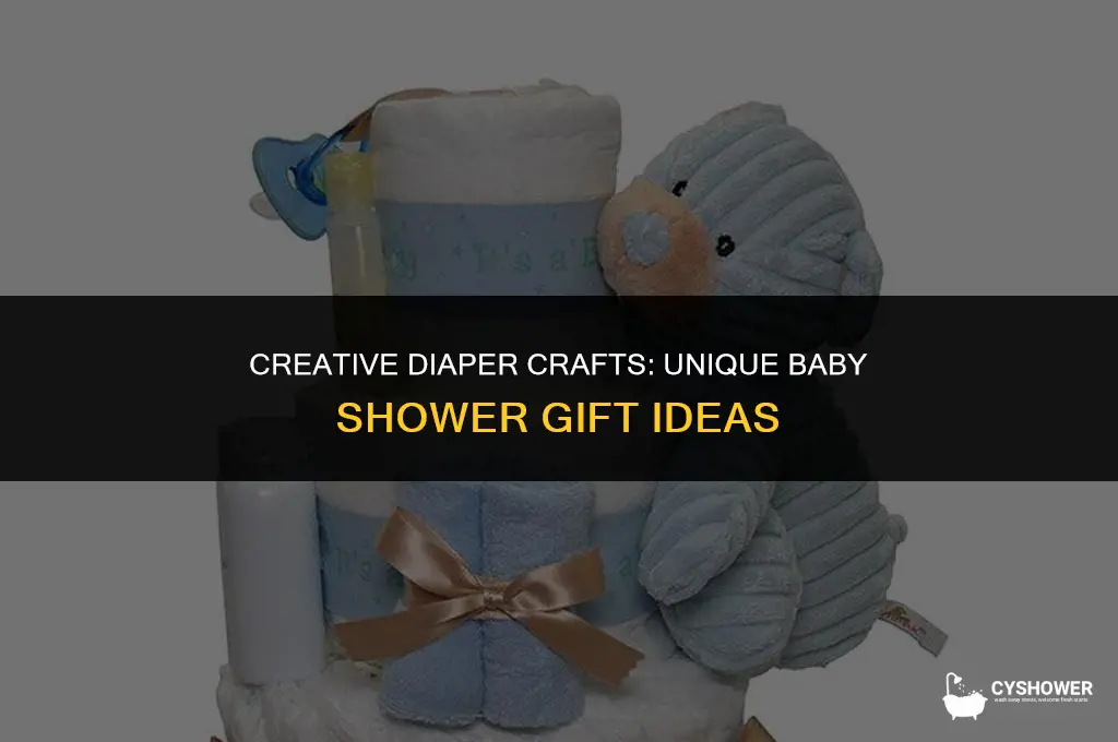 what to make out of diapers for a baby shower