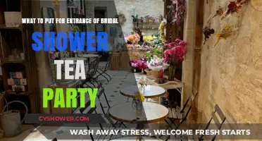 Elegant Entrance Ideas for a Bridal Shower Tea Party