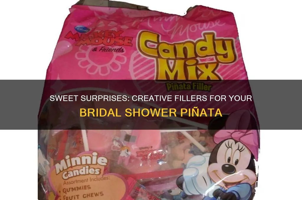 what to put in a bridal shower pinata