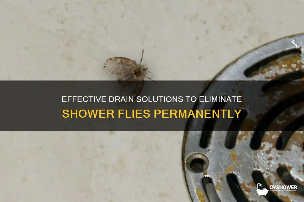 what to put in a drain to kill shower flies