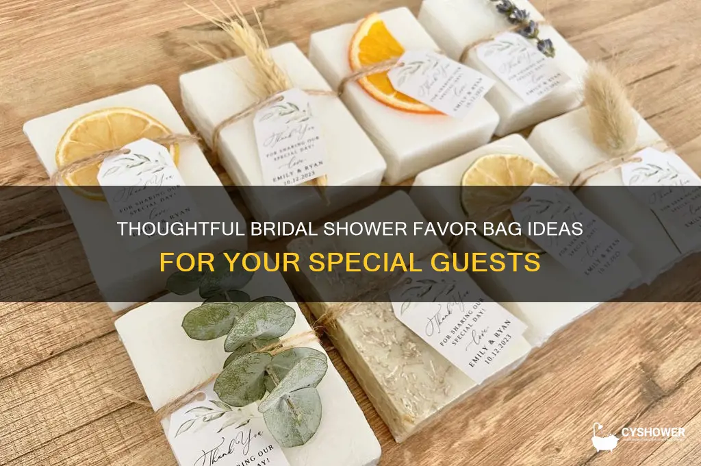 what to put in bridal shower favor bags