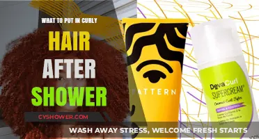 Post-Shower Curly Hair Care: Essential Products for Defined, Hydrated Curls