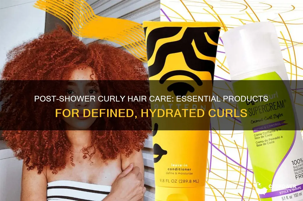 what to put in curly hair after shower