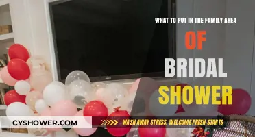 Bridal Shower Family Area: Thoughtful Decor and Activity Ideas