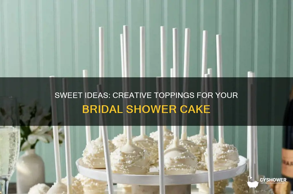 what to put on a bridal shower cake