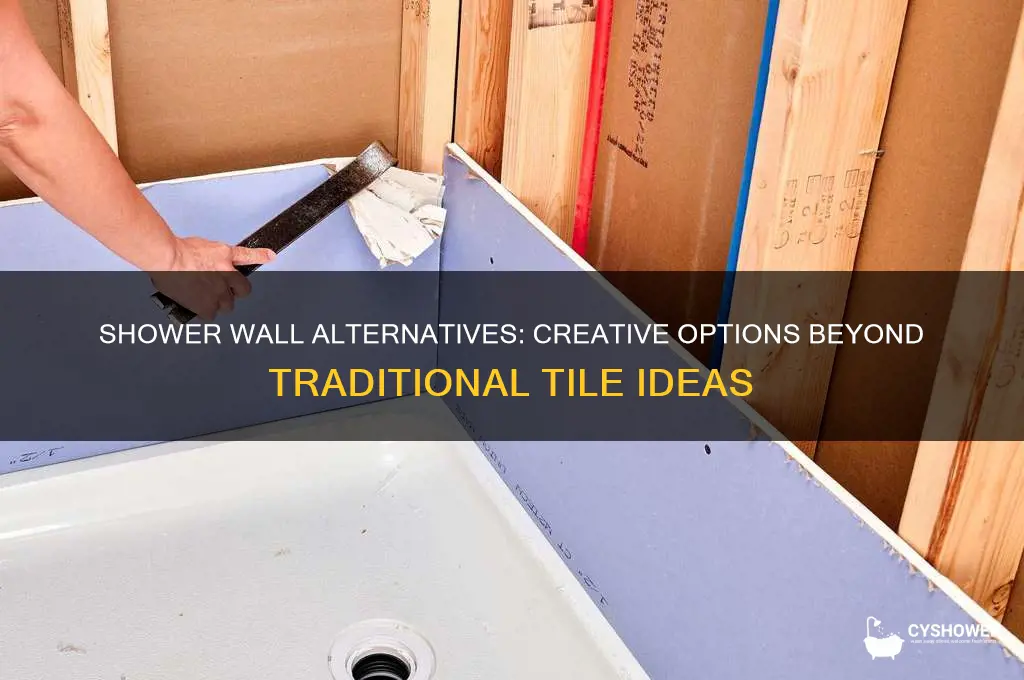what to put on walls for shower if not tile