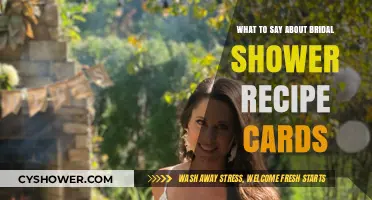 Bridal Shower Recipe Cards: Thoughtful Messages to Celebrate the Bride-to-Be