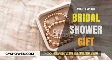 Thoughtful Bridal Shower Gift Messages: Perfect Words for the Special Day