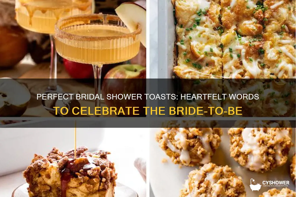 what to say for bridal shower