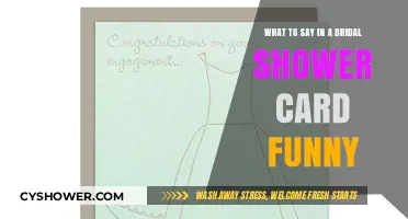 Laugh-Out-Loud Bridal Shower Card Messages: Witty Wishes for the Bride-to-Be
