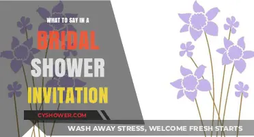 Crafting the Perfect Bridal Shower Invitation: Words to Include