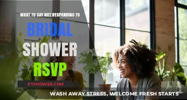 Bridal Shower RSVP Etiquette: Polite Responses for Non-Attendees