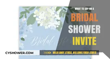 Perfect Bridal Shower Invite Wording: Tips for a Memorable Celebration