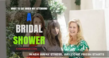 Thoughtful Responses for Declining a Bridal Shower Invitation Gracefully
